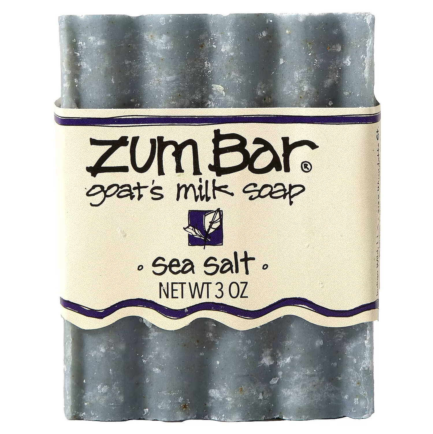 

ZUM, Zum Bar, мыло с козьим молоком, морская соль, 3 унции
