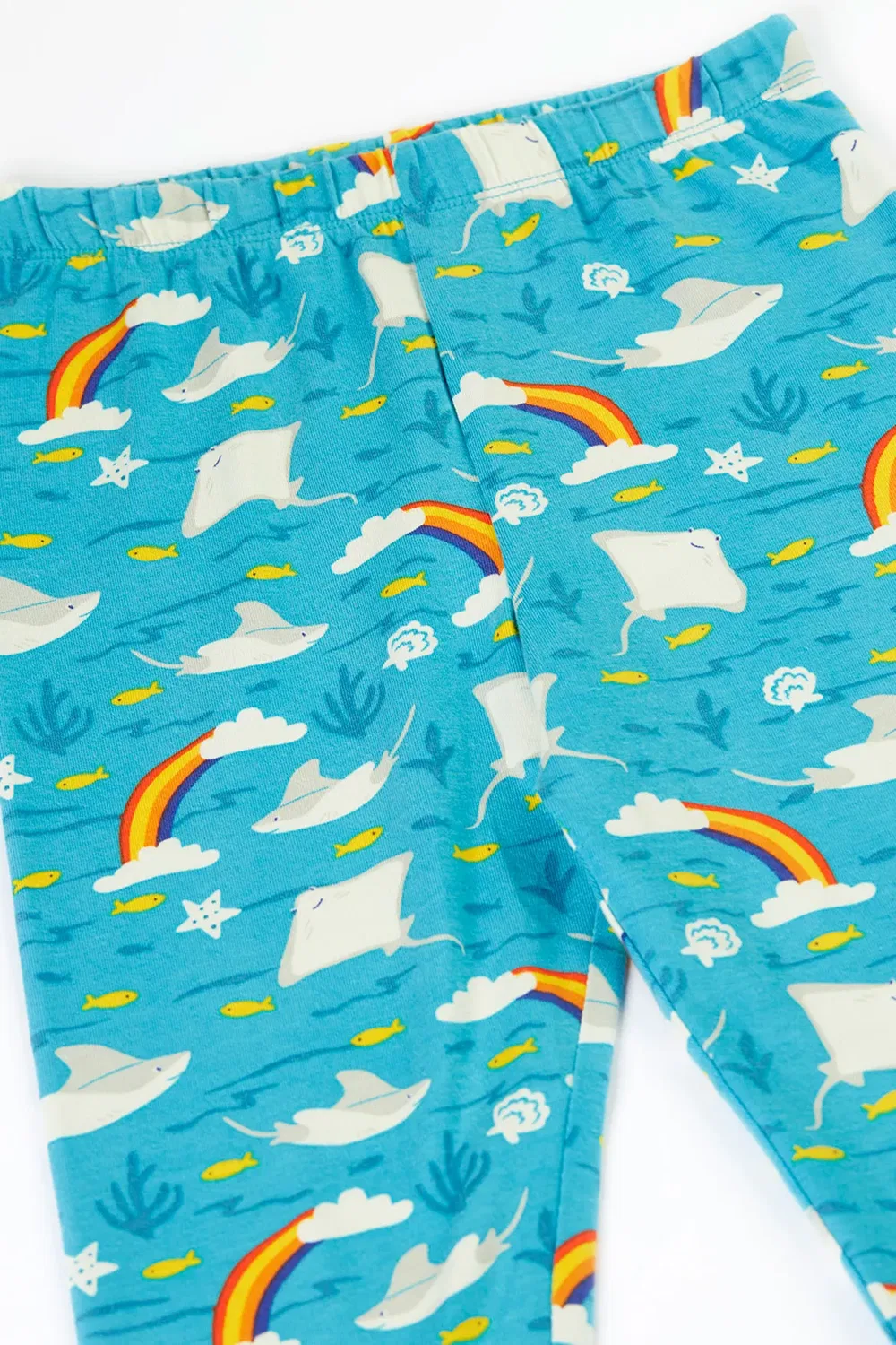 Детские леггинсы с принтом Libby Frugi, Blue — фото 3