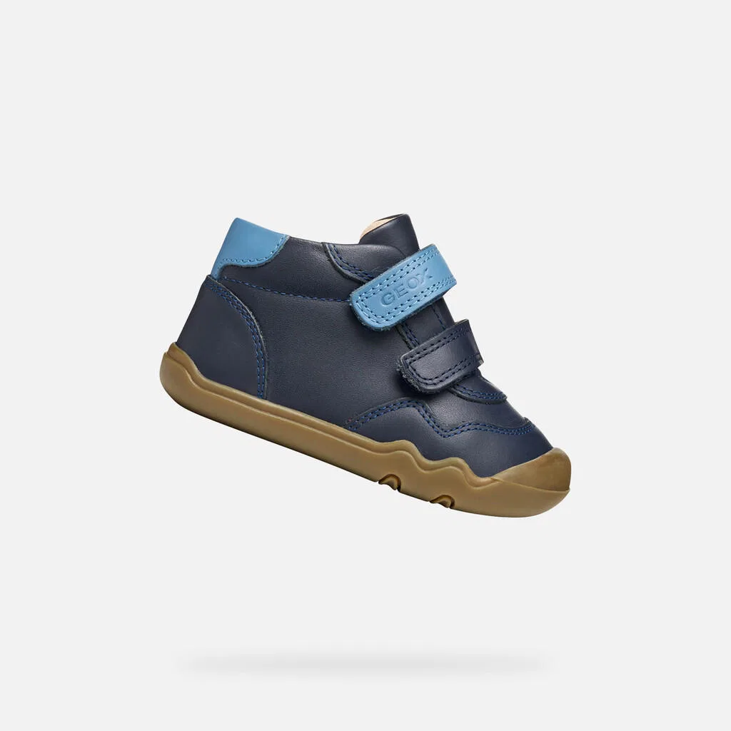Детские кроссовки для мальчиков B Steppieup Boy Geox, Kosmosblau Blaugrau
