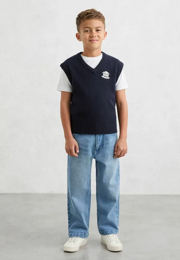 Футболка с вышивкой Reiss, Navy Blue, темно-синий — фото 3