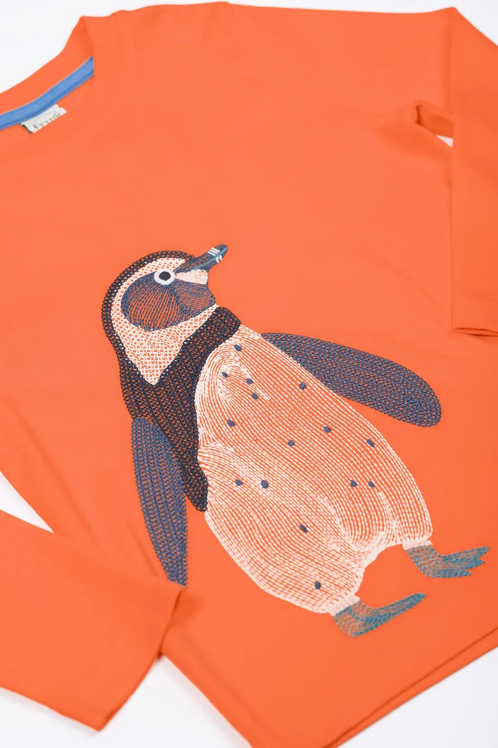 Женская футболка с вышивкой Adventure Frugi, Orange — фото 2