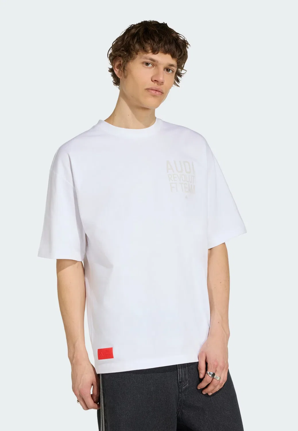 Спортивная футболка Adidas Performance Shirt AU EF GR ll белого цвета