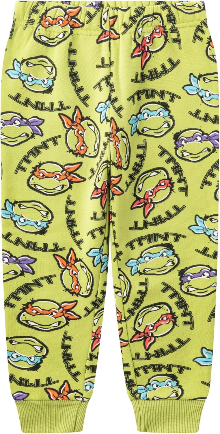 Детский костюм Nickelodeon Teenage Mutant Ninja Turtles, Sweatshirt and Pant, 2 предмета, зеленый — фото 3