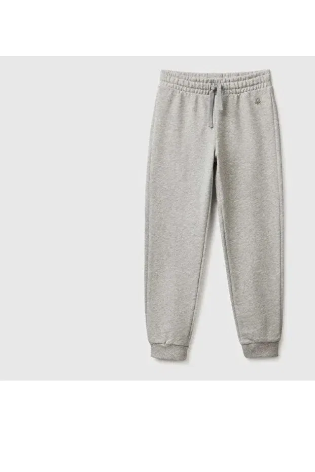 Детские спортивные штаны для девочек с принтом Sportswear United Colors Of Benetton, Gray