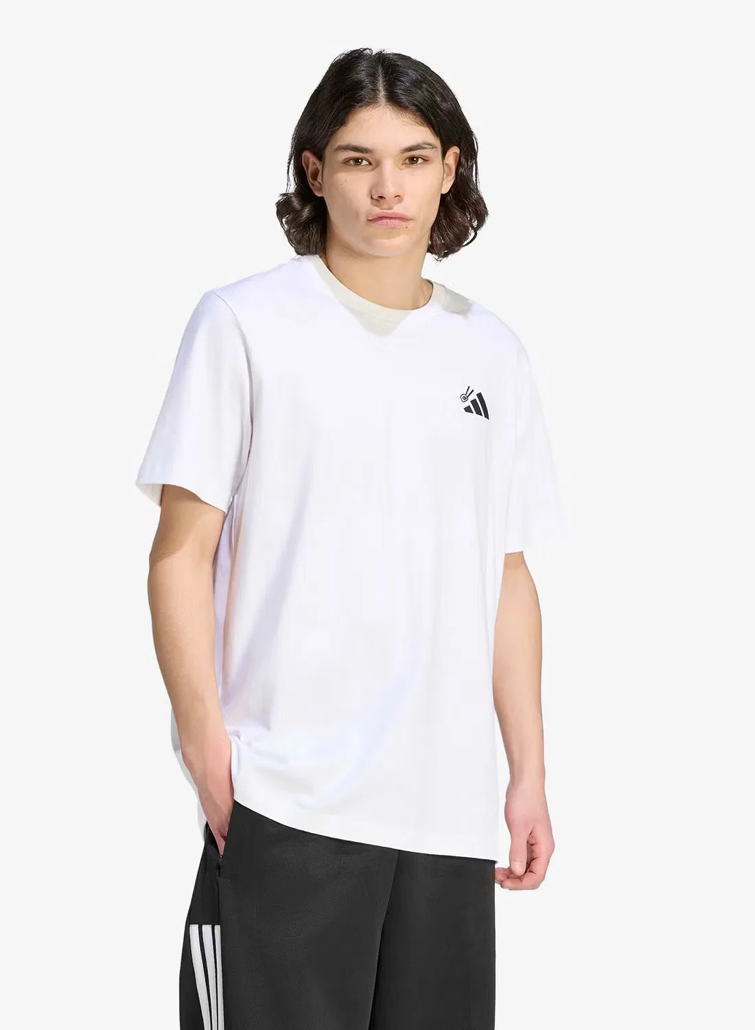Футболка с принтом Sushi Logo Graphic Adidas, белая