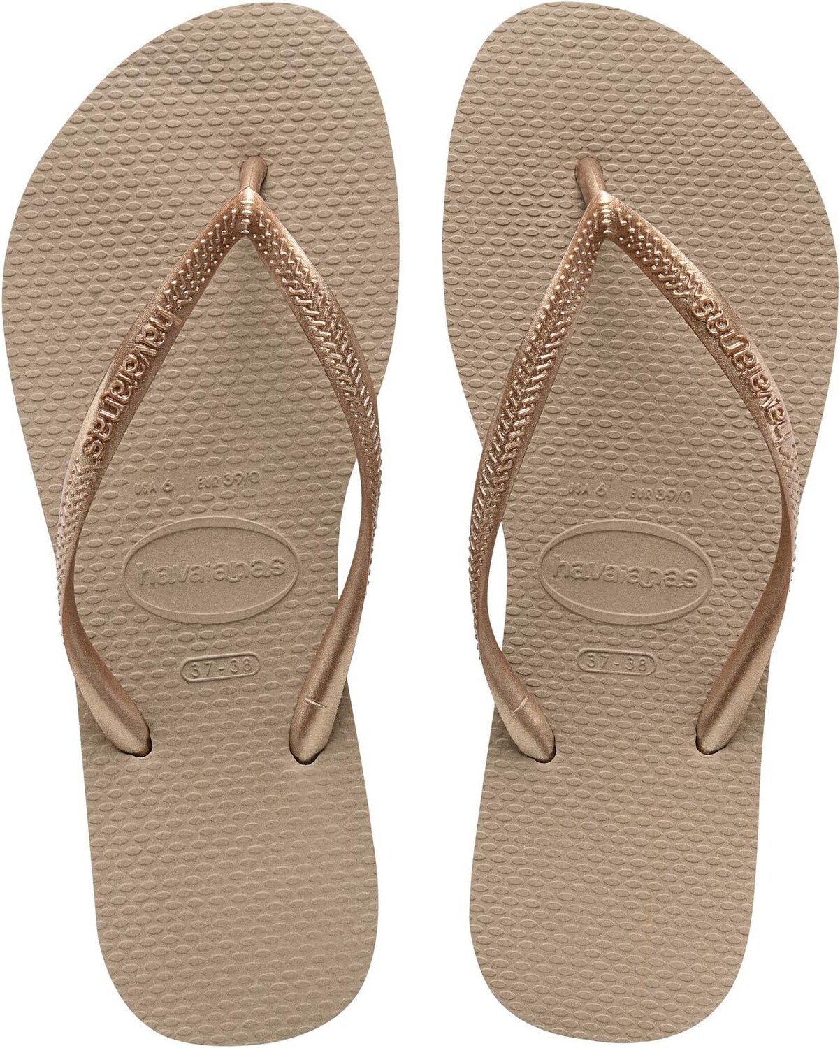 

Шлепанцы Slim Flip Flop Sandal Havaianas, цвет Rose Gold