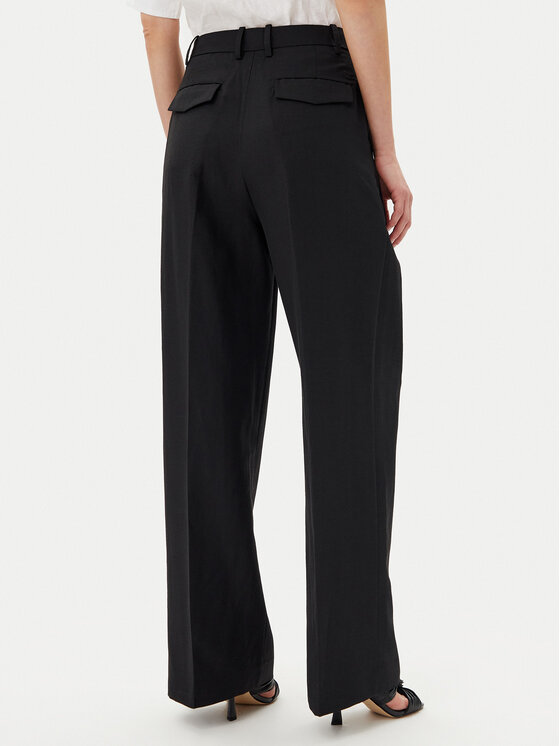 Брюки свободного кроя WW0WW45460 Tommy Hilfiger, черный — фото 3