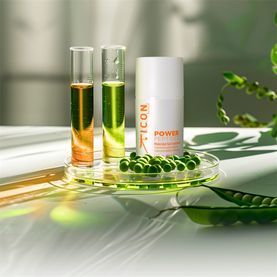 Маска для волос power peptides molecular hair treatment Icon, объем 40 мл — фото 2