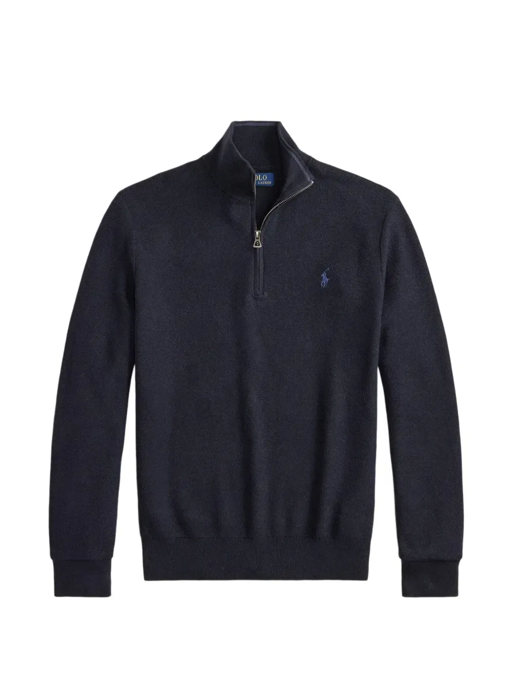 Свитер с ворником на молнии Polo Ralph Lauren, синий