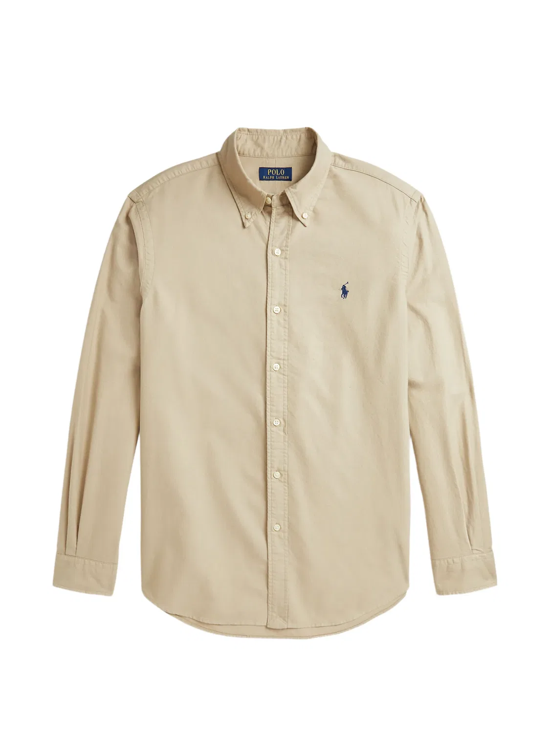 Рубашка с вышивкой Polo Pony Polo Ralph Lauren, нейтральные цвета