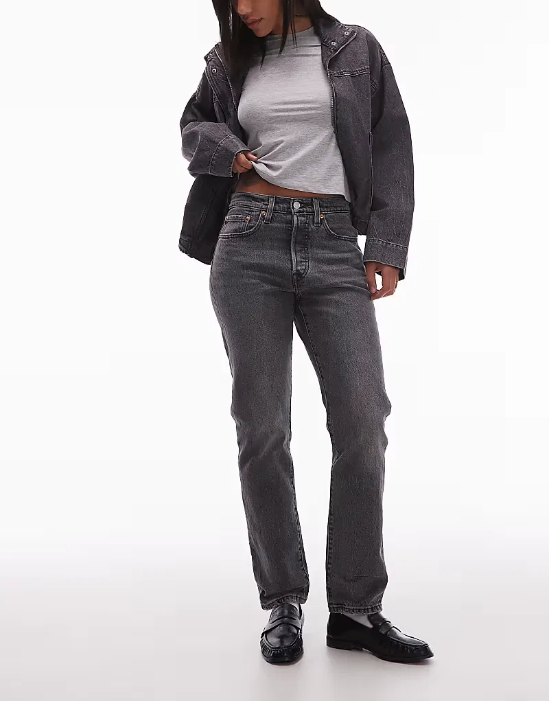 Джинсы Levi's 501 Original Straight Jeans, черный