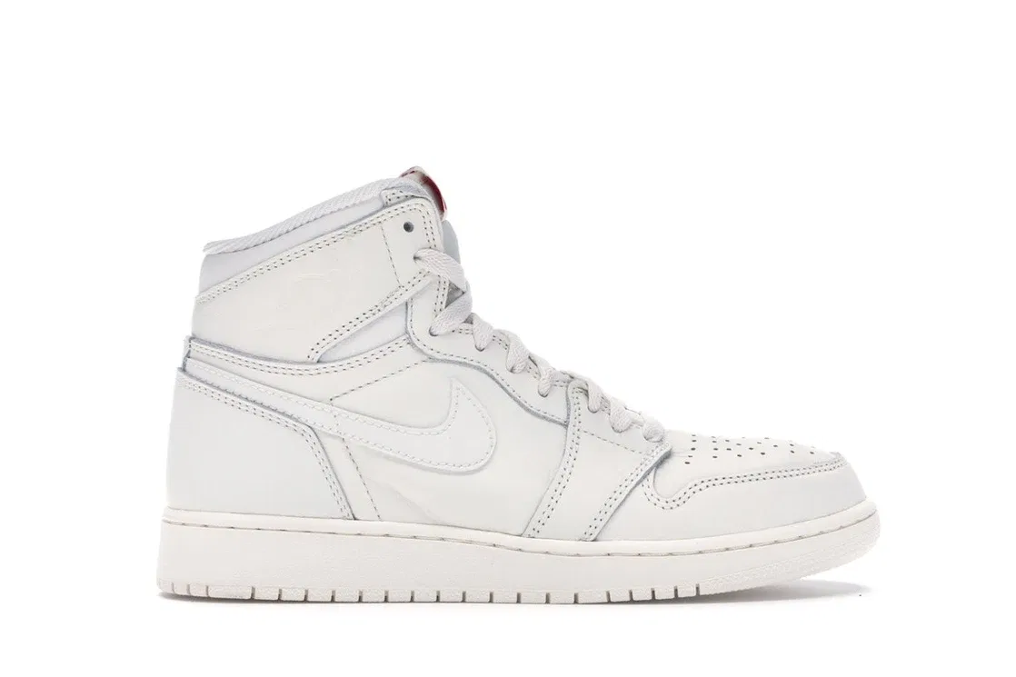 Детские кроссовки Lifestyle с монолитным верхом Jordan 1 Retro High OG, Sail/University Red
