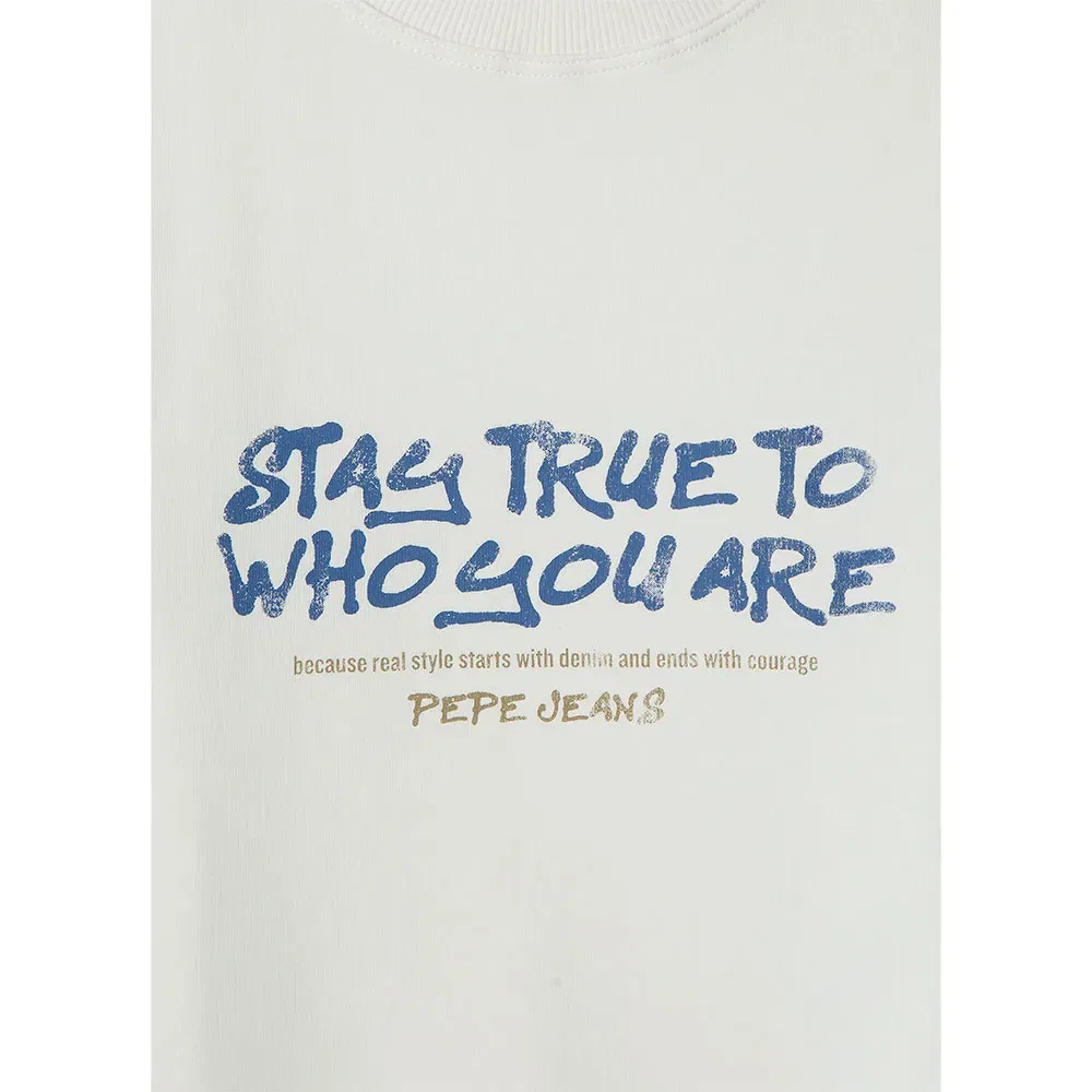 Свитшот Keanon Pepe Jeans, белый — фото 3