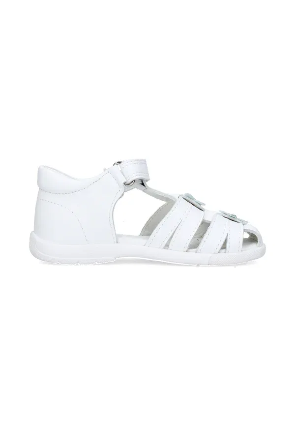 Сандалии с цветочной аппликацией walking sandals Primigi, white, белый — фото 4