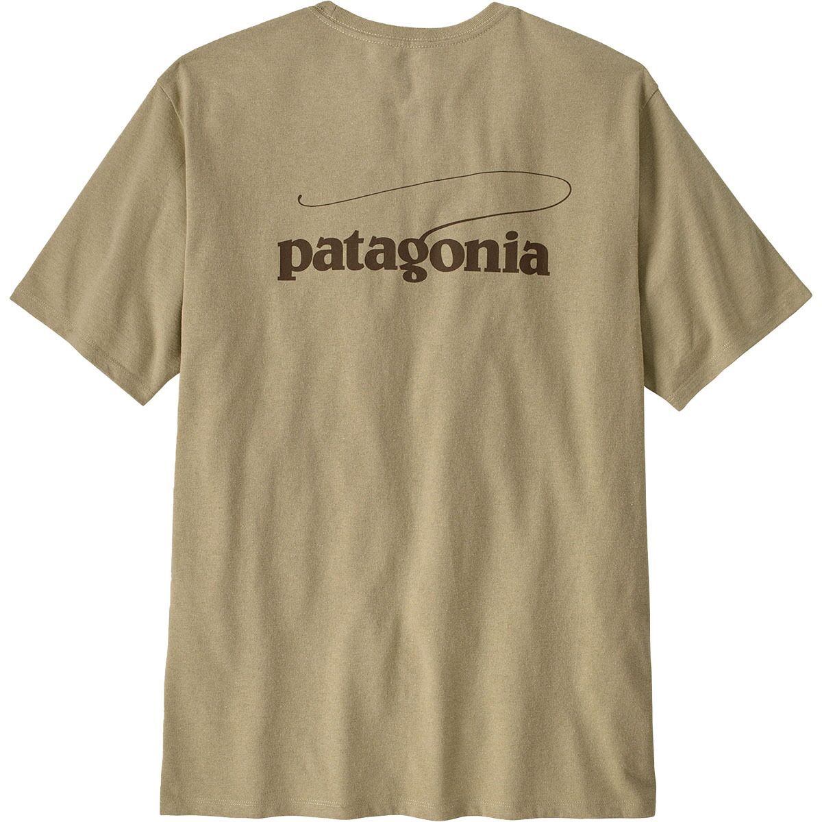 

Футболка Casting Logo Responsibili-Tee Patagonia, цвет pumice