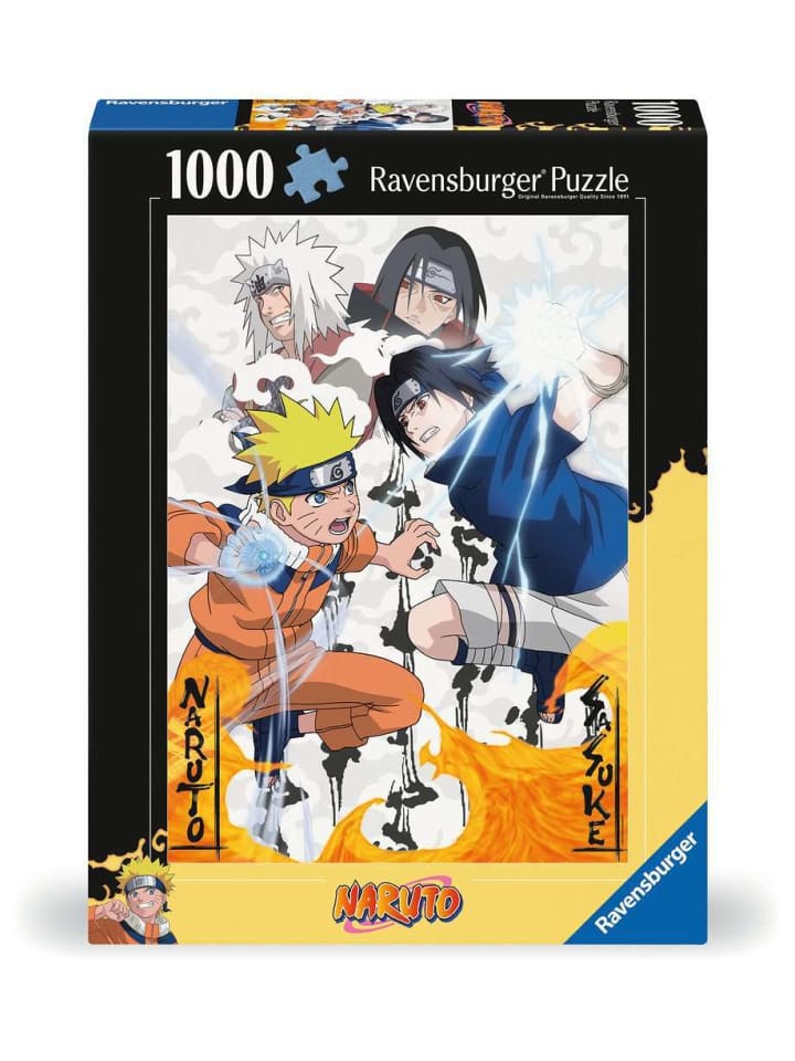 

Пазл Ravensburger, 1000 деталей, Наруто против Саске, цветной