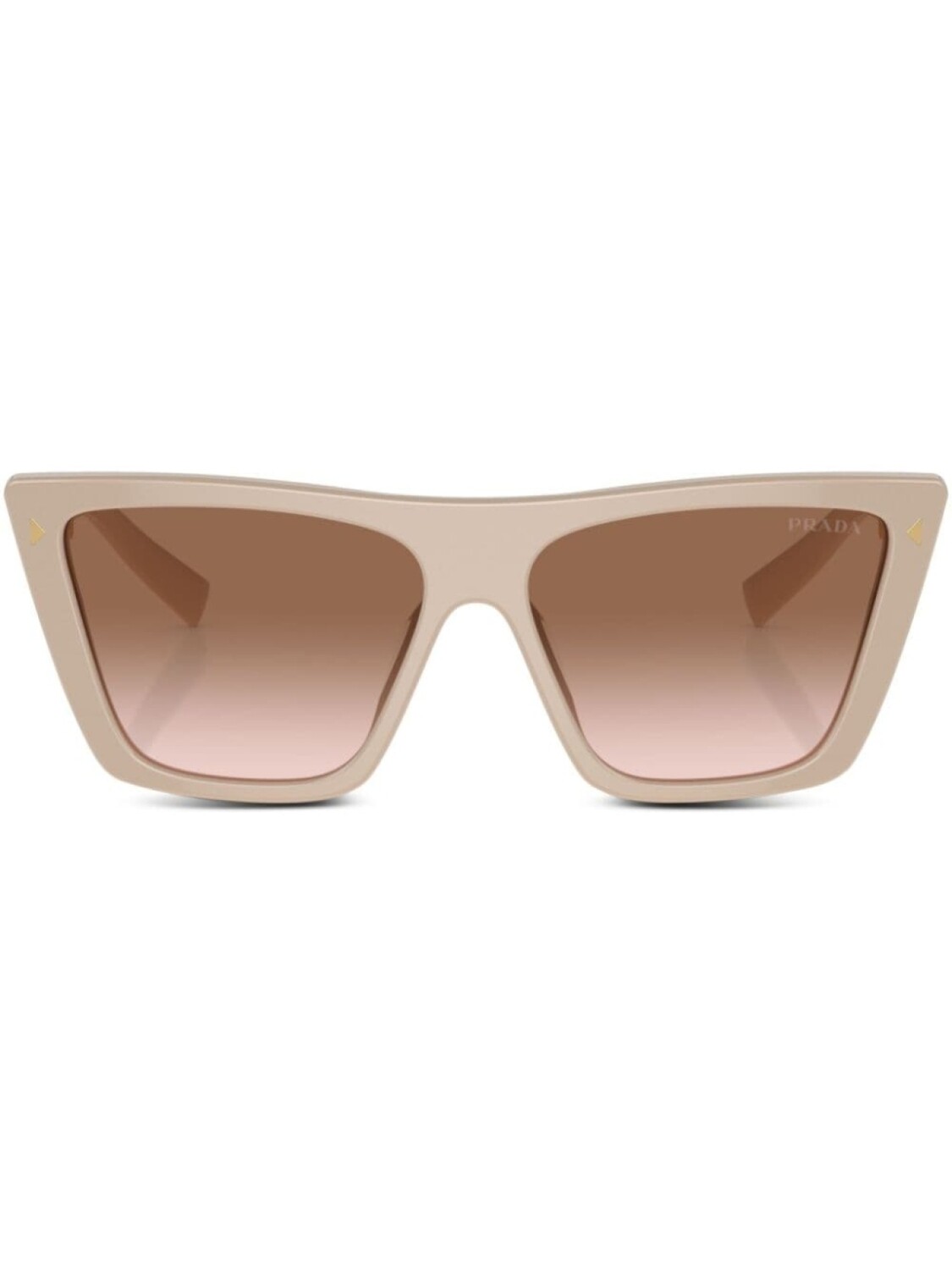 

Солнцезащитные очки в оправе 'бабочка' Prada Eyewear, коричневый