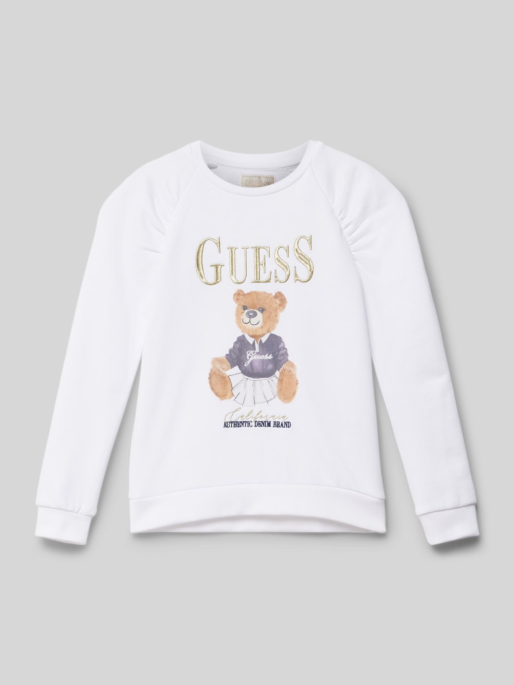

Толстовка с пришитой этикеткой, модель «ACTIVE» Guess, белый