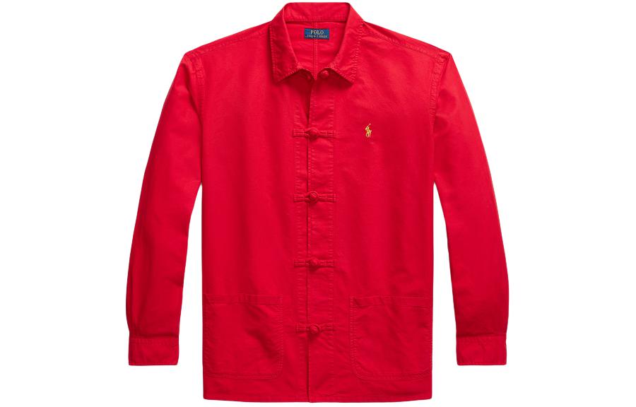 

Футболка поло Ralph Lauren красная мужская SS24