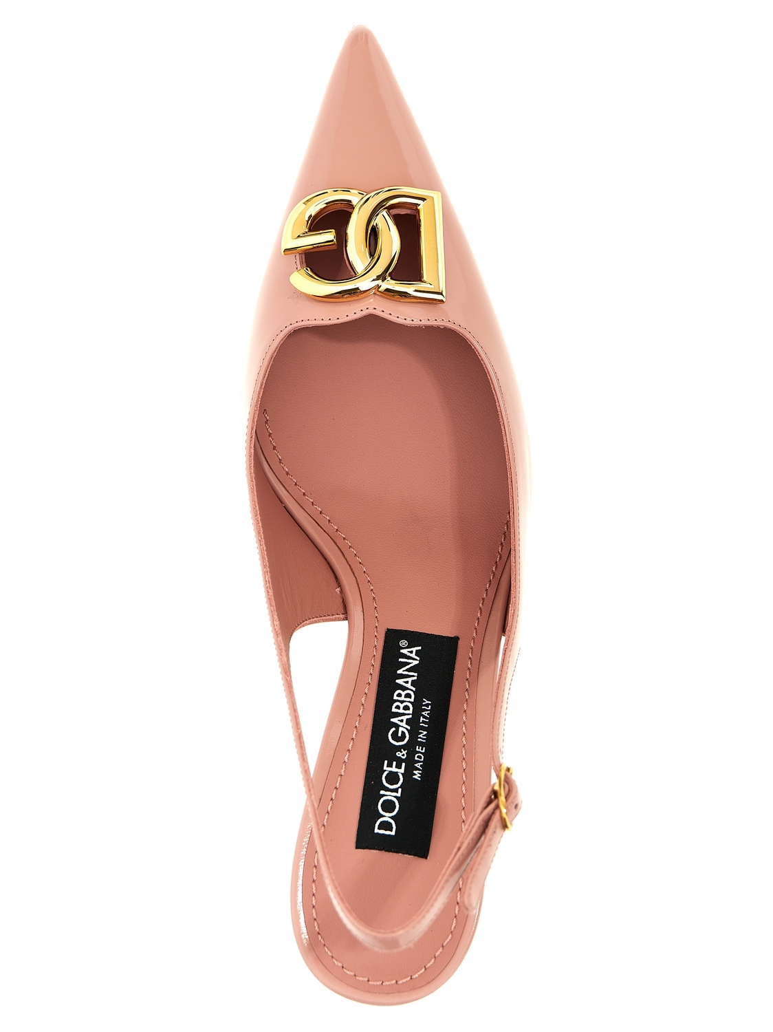 Туфли-лодочки с открытой пяткой 'Lollo' DOLCE & GABBANA, розовый — фото 4