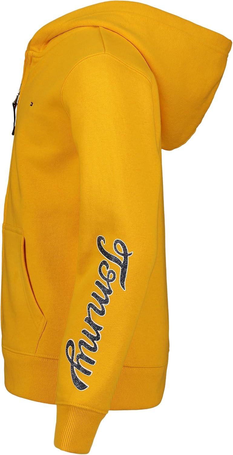 Tommy Hilfiger Sport Sherpa Zip Hoodie для девочек, Old Gold — фото 2