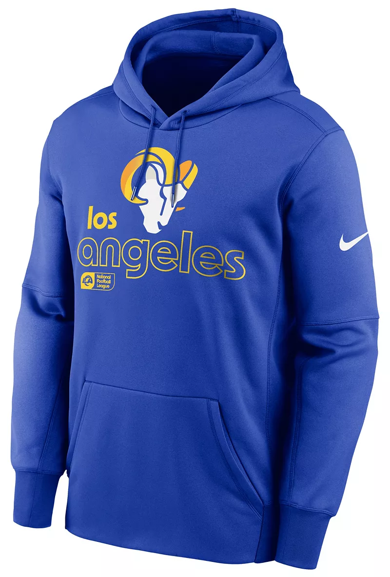 

Мужская толстовка с капюшоном Nike Los Angeles Rams Therma-FIT Hyper Royal