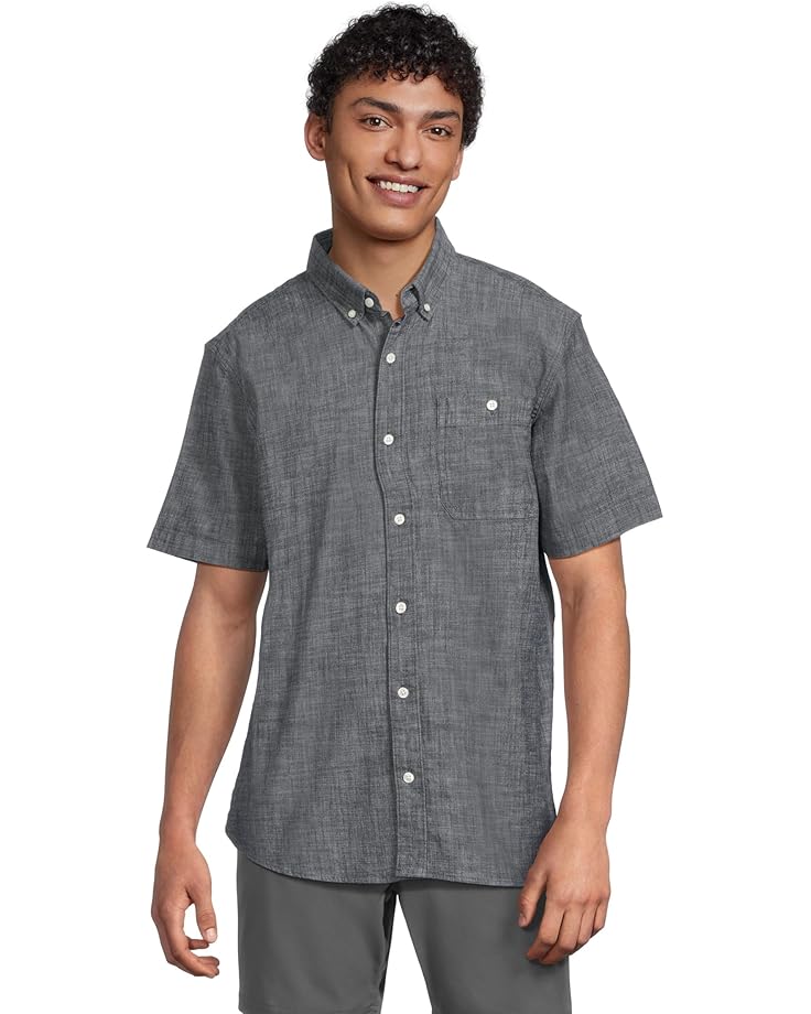 

Рубашка L.L.Bean Comfort Stretch Chambray Shirt Short, цвет Dark Indigo