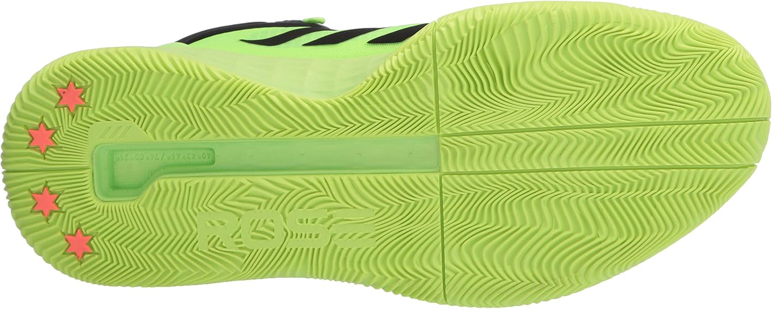 Кроссовки Adidas для взрослых унисекс D Rose 11, черный/зеленый — фото 4