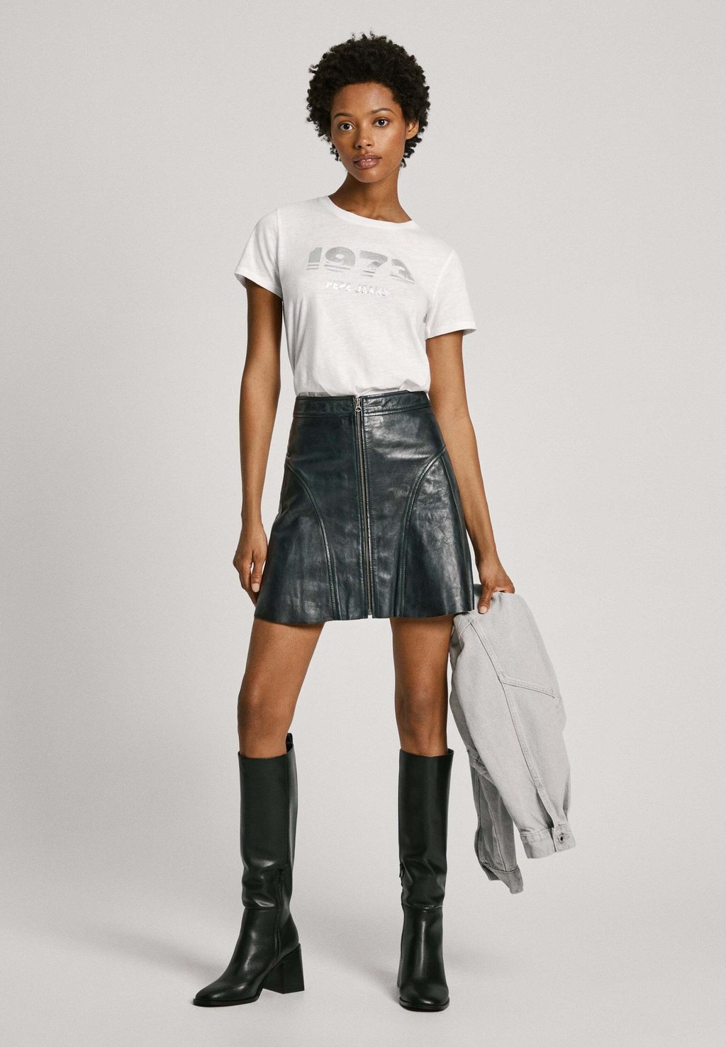 

Футболка с принтом ETHA Pepe Jeans, белый