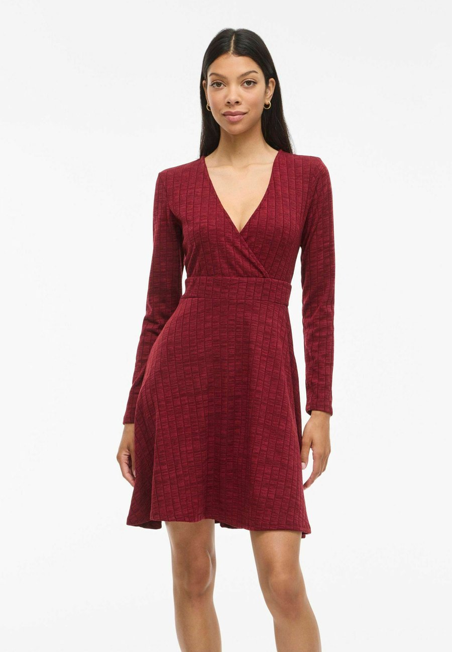 

Платье VILA MINI VIMILJA LANGÄRMELIGES, Fig/Bordeaux