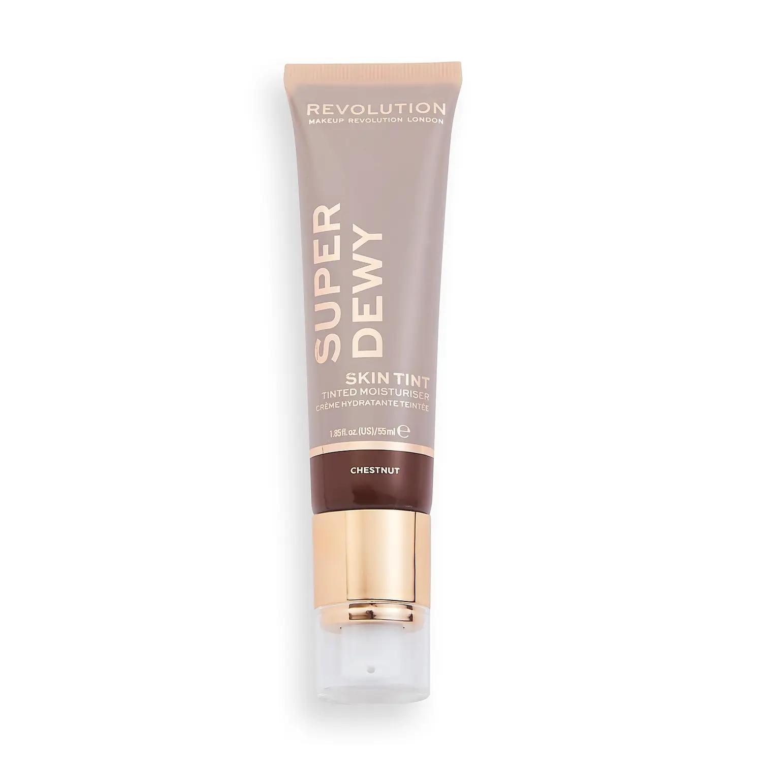 

Makeup Revolution Superdewy Оттеночный Увлажняющий Крем - Каштан