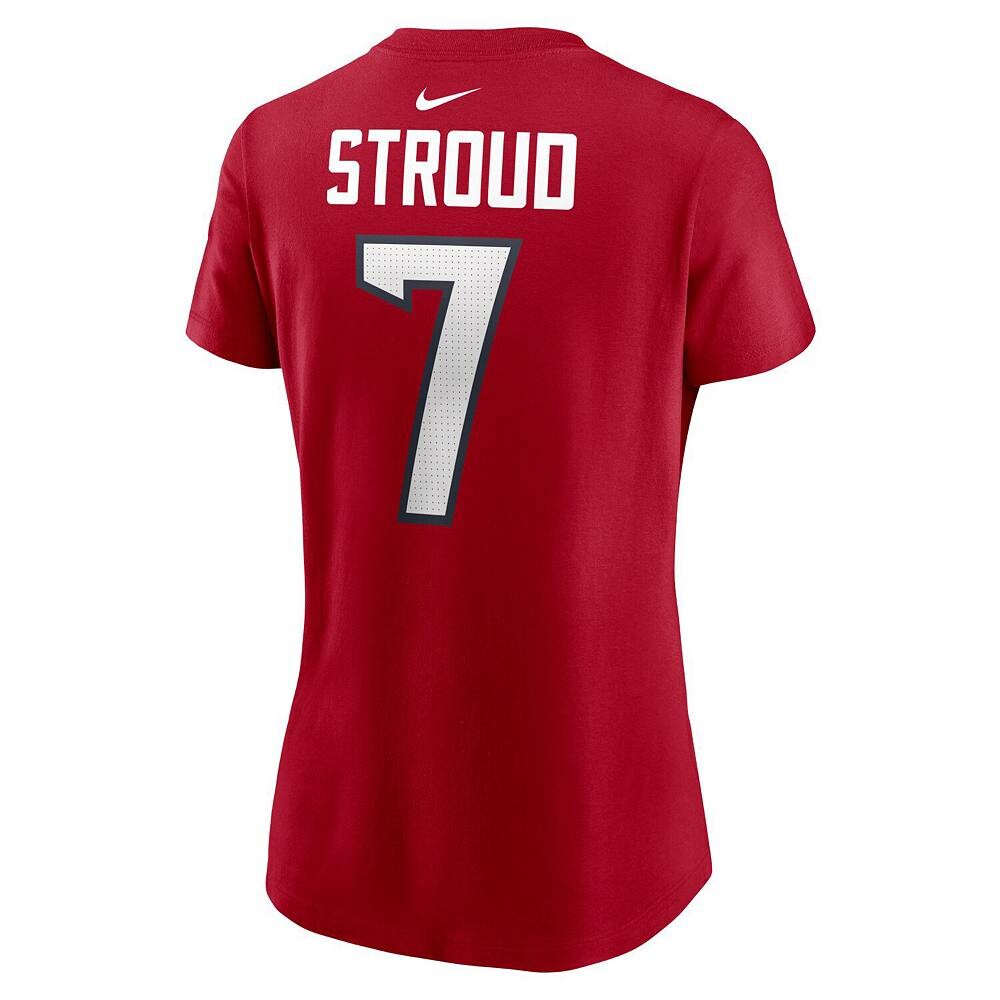 Женские кроссовки Nike C. Футболка Stroud Red Houston Texans с именем и номером игрока, цвет Txs Red — фото 4