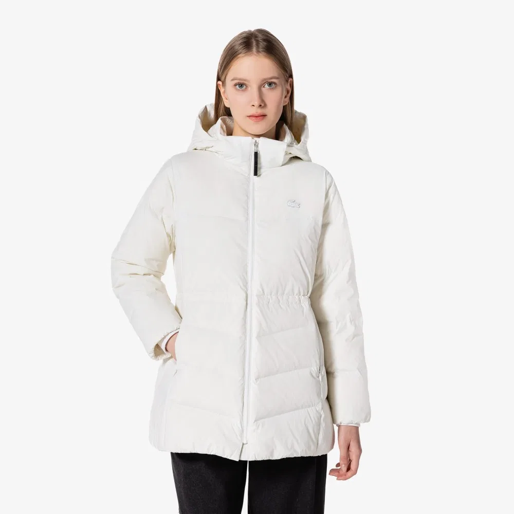 Куртка пуховая Lacoste Seongdong молочно-белая