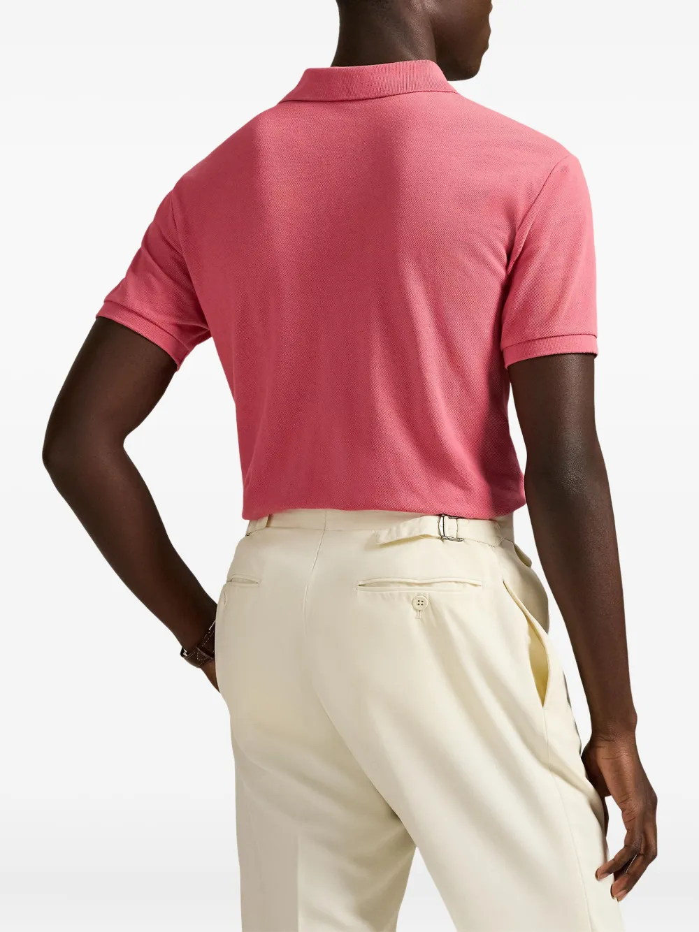 Рубашка поло с короткими рукавами Polo Ralph Lauren, розовый — фото 4