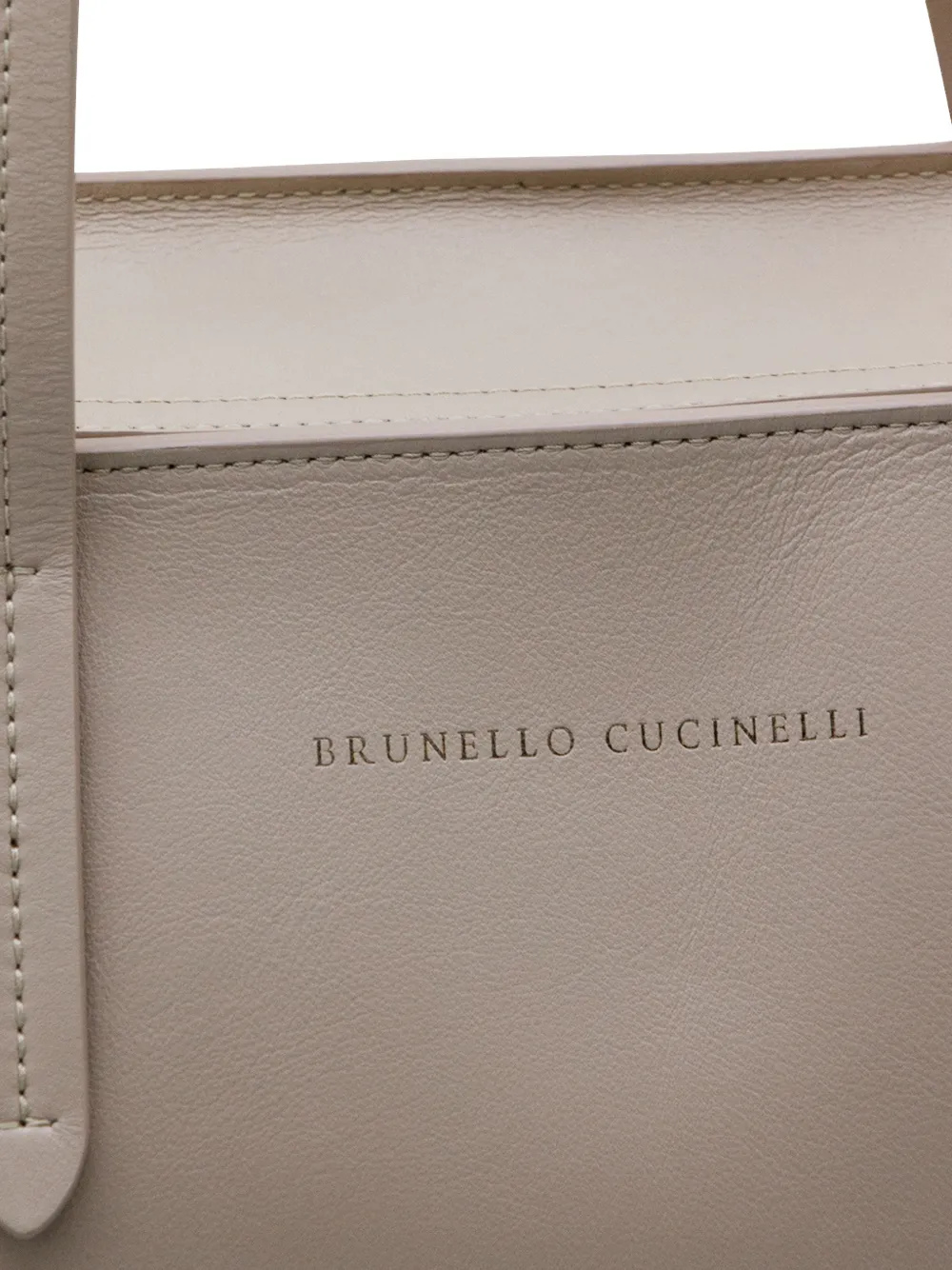 Сумка-тоут на молнии Brunello Cucinelli, бежевый — фото 4