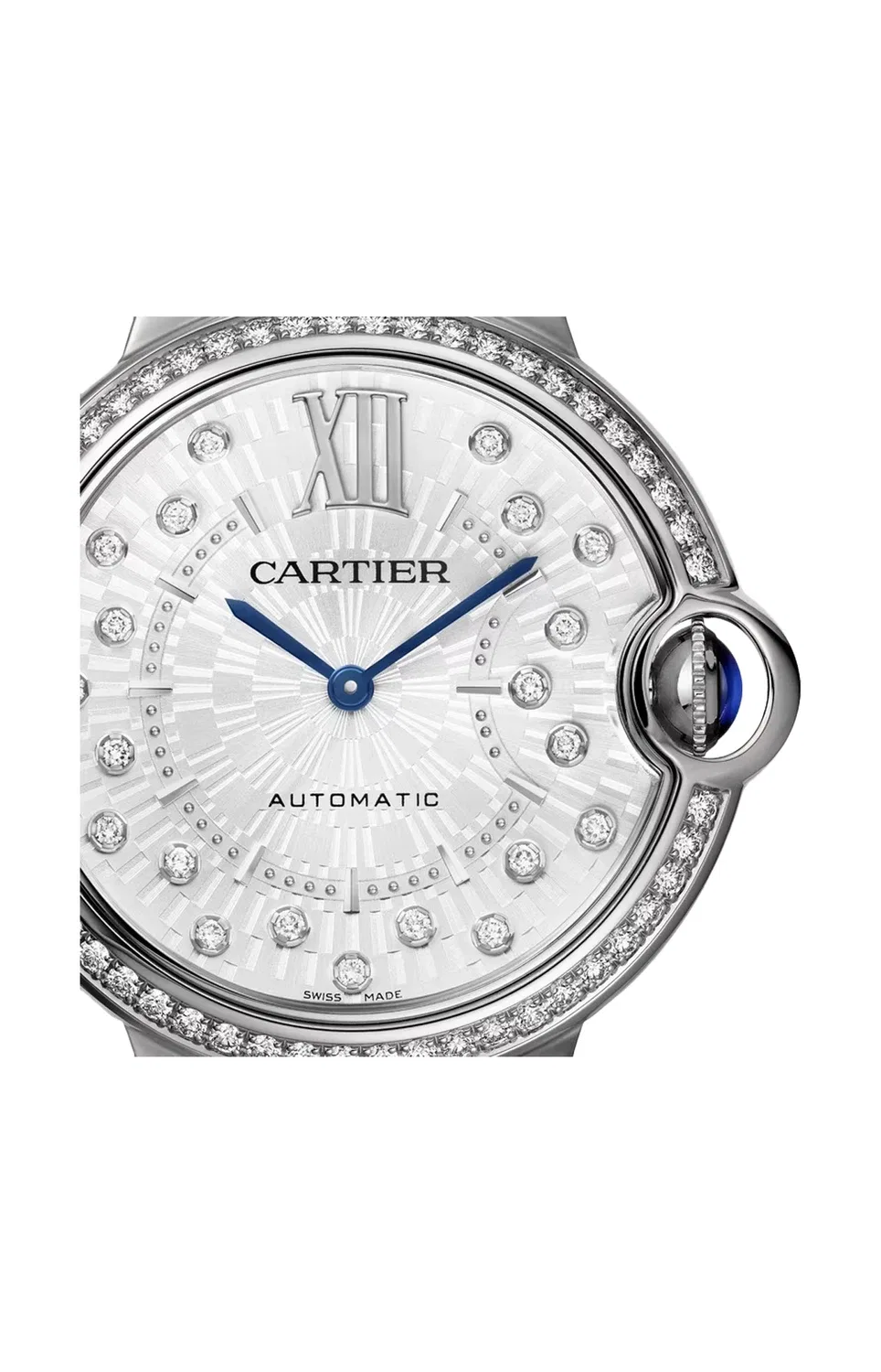 BALLON BLEU DE CARTIER 36 ММ, АВТОМАТИЧЕСКИЕ, СТАЛЬ, БРИЛЛИАНТЫ - W4BB0036, золотой — фото 2