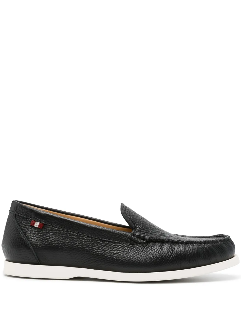 

Лоферы из зернистой кожи Bally, черный