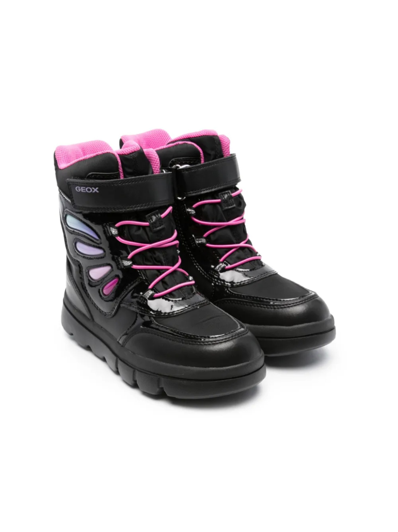 

Geox Kids ботинки Willaboom на липучках, черный