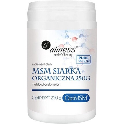 

Msm Органический порошок серы Optimsm 250 г Aliness