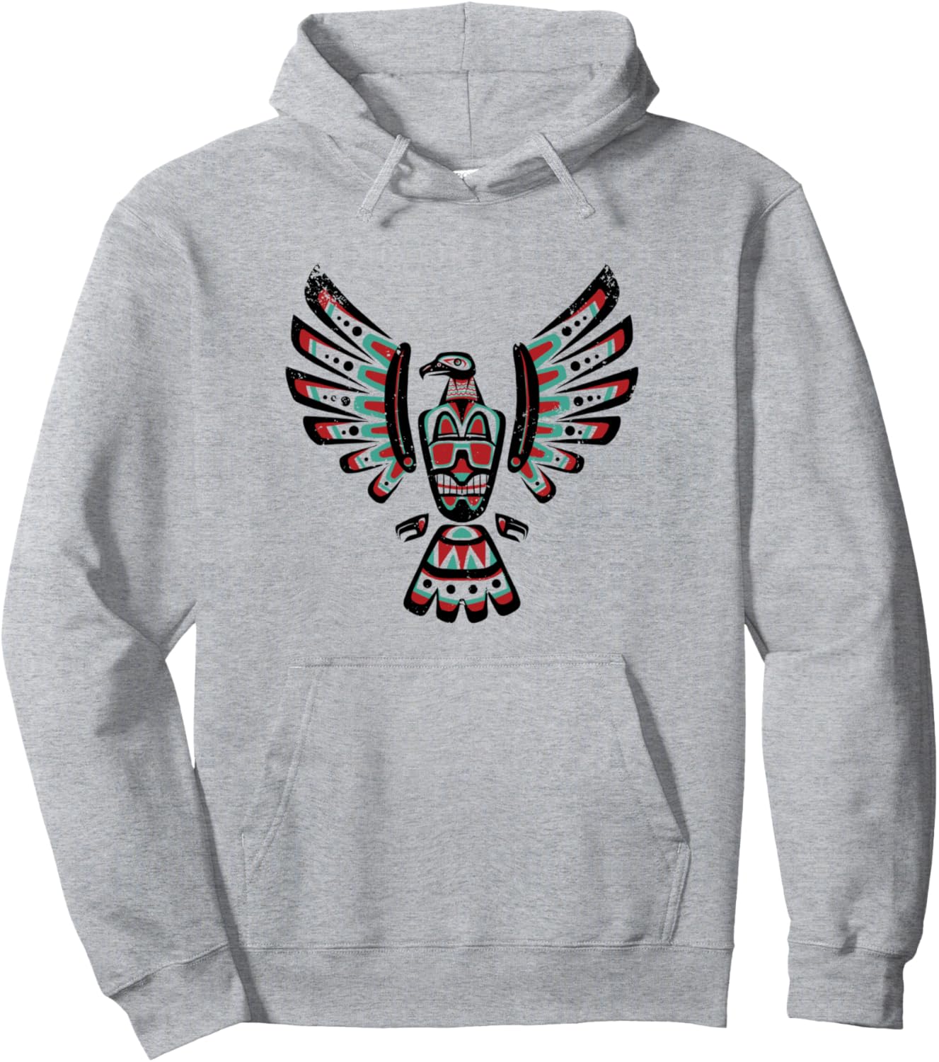 

Худи с изображением индейского сокола и астрологического созвездия Ingenius Native American Zodiac Astrology, серый