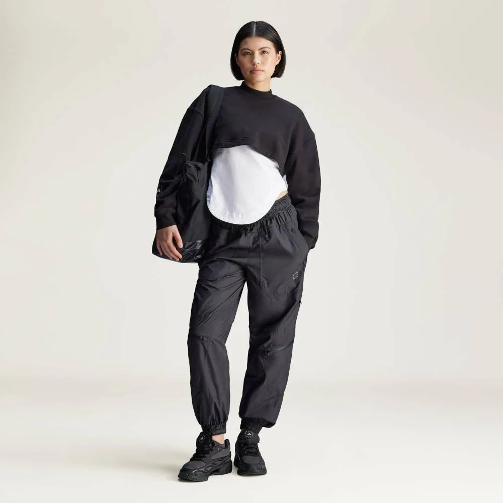 Спортивные брюки by Stella McCartney на молнии Adidas, black — фото 3