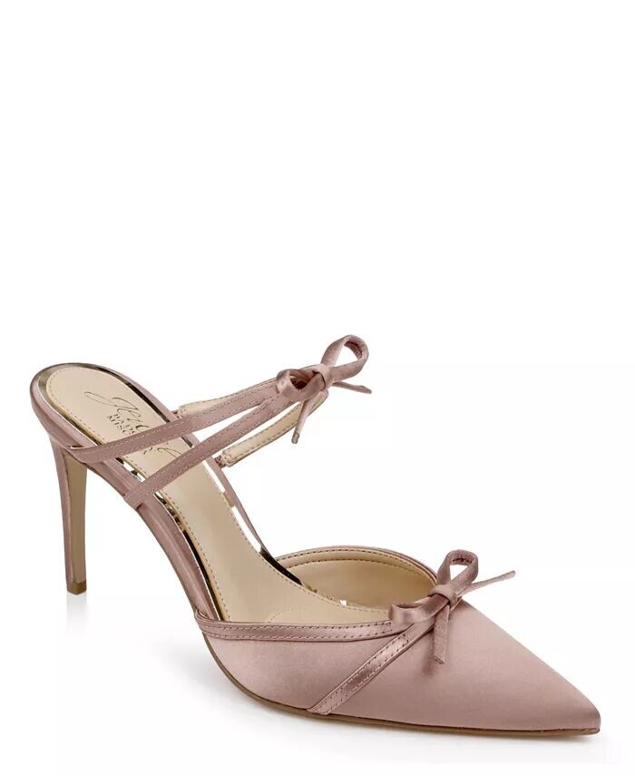 

Вечерние мюли Klarise Jewel Badgley Mischka, розовый
