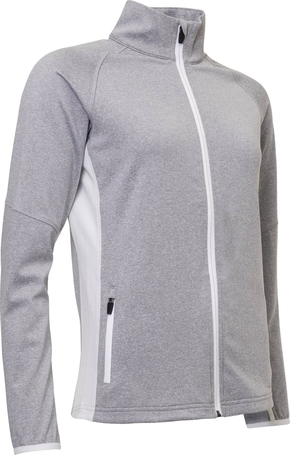 

Женская куртка Ashby на молнии с карманами светло-серого цвета Abacus Sportswear US