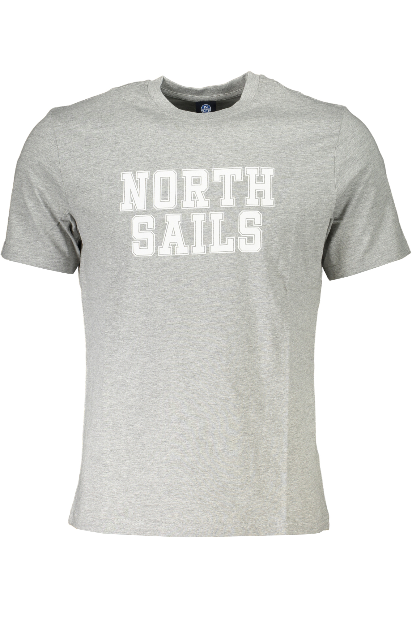 

Мужская футболка North Sails хлопковая с логотипом на груди, серый