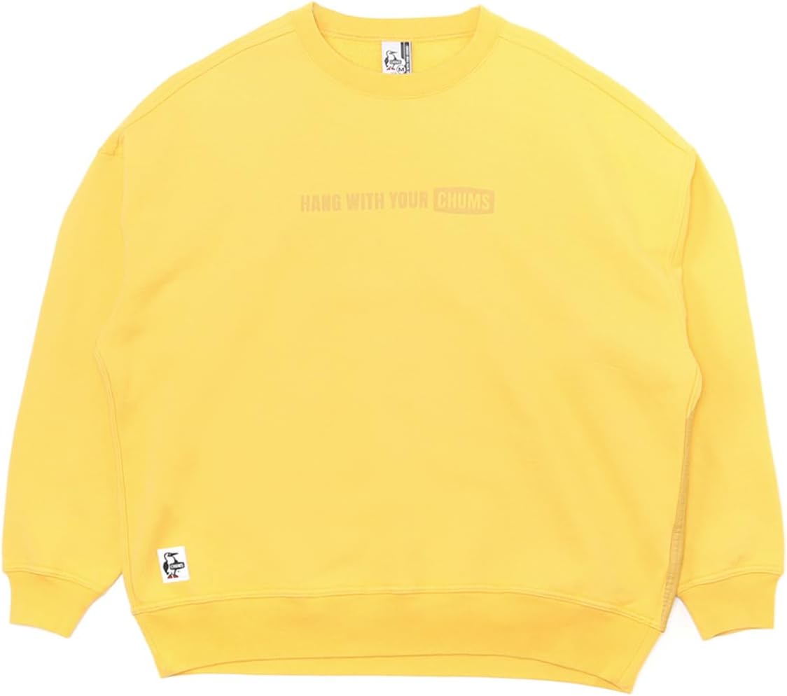 

Мужская футболка CHUMS оверсайз с круглым вырезом и изображением большой груди, желтый