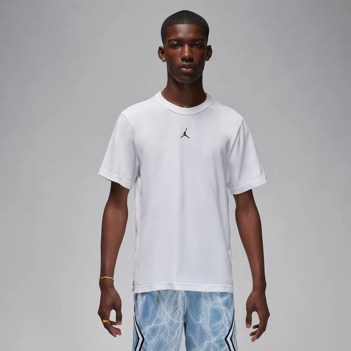 

Мужская футболка Jordan Sport Nike, белый/черный