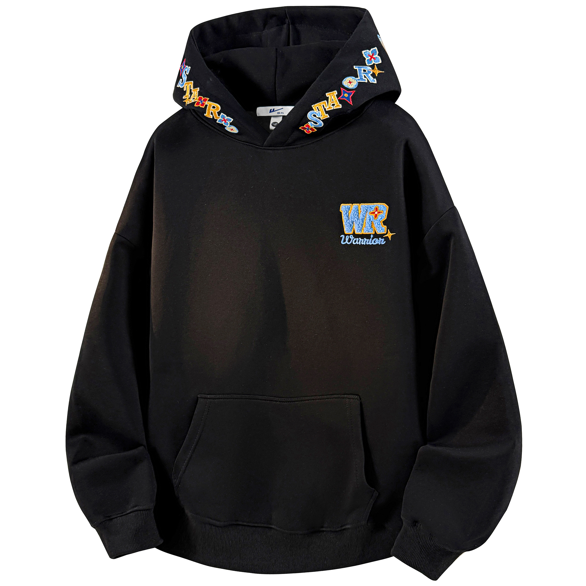 

Толстовка Women's Hooded Moderate Heavyweight WARRIOR, черный (fleece-lined)