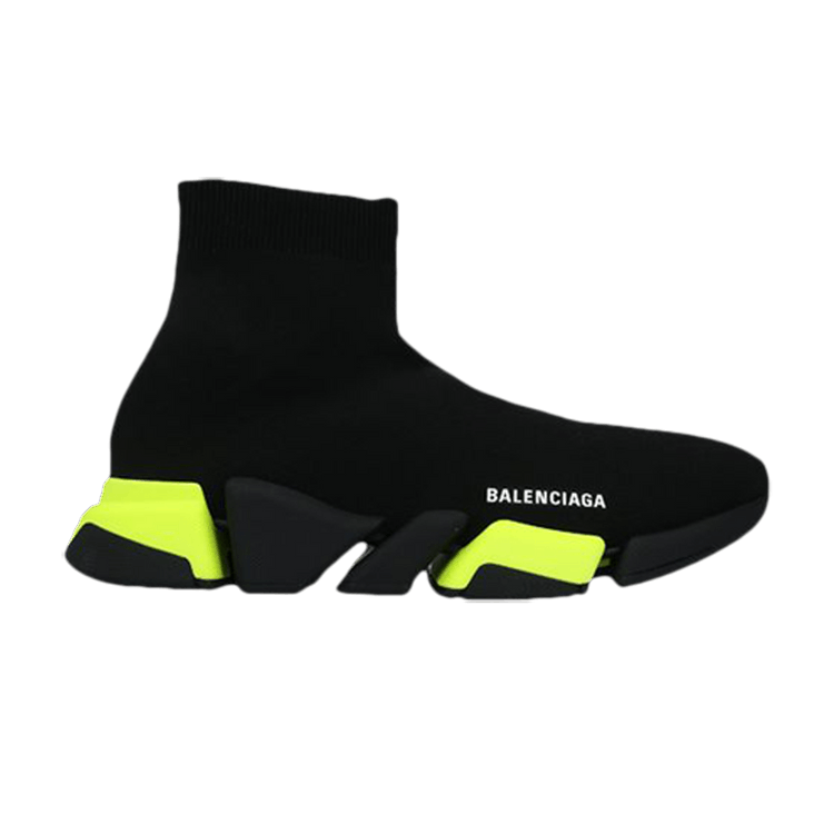 

Кроссовки Balenciaga Speed 2.0 Sneaker 'Black Fluo Yellow', черный