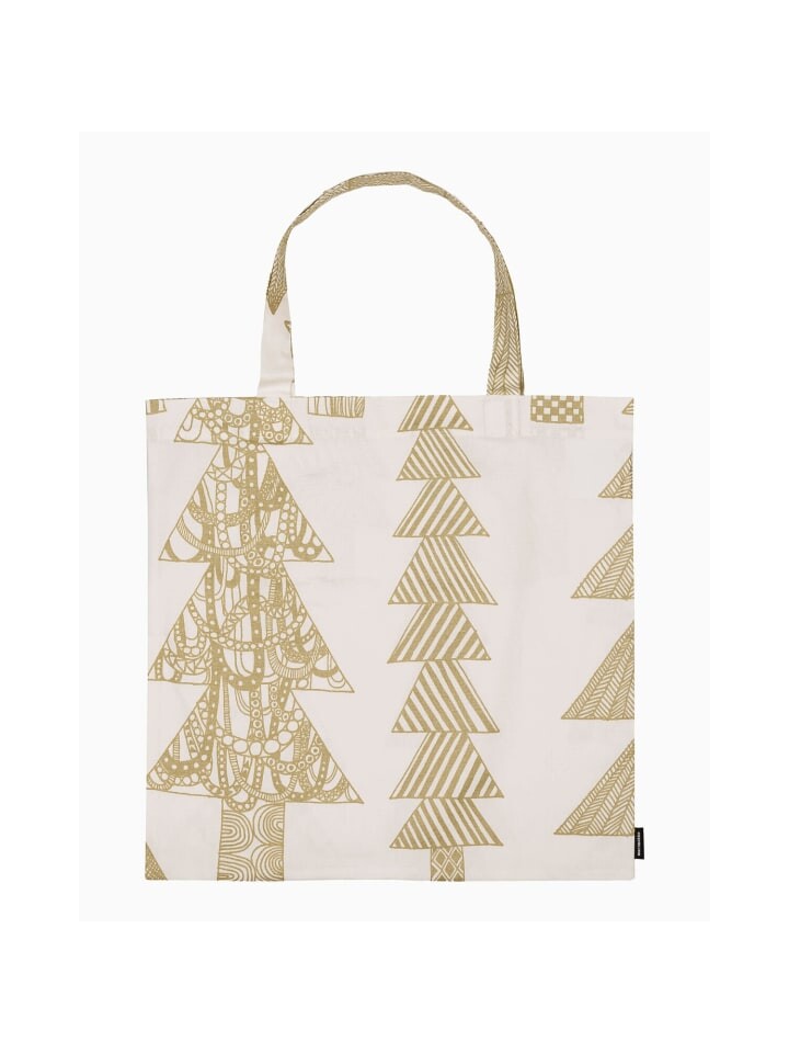 

Шоппер Marimekko, цвет gold | weiß
