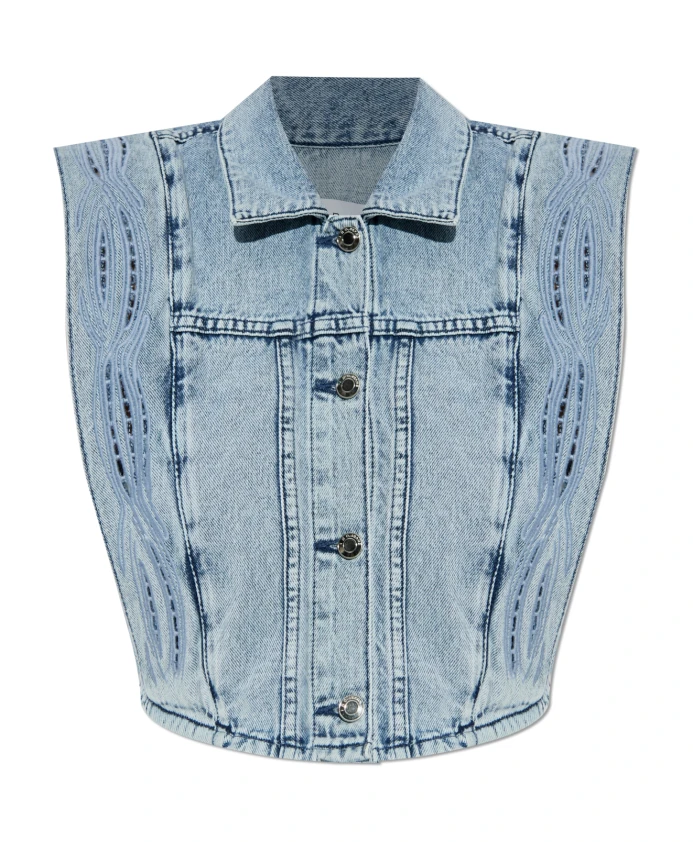 

Джинсовый жилет розовый Iro, синий